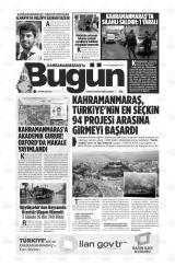 KAHRAMANMARAŞ'TA BUGÜN