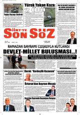 SİİRT’TE SON SÖZ