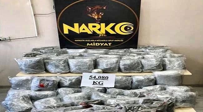 Mardin’de 96 kilo uyuşturucu ele geçirildi