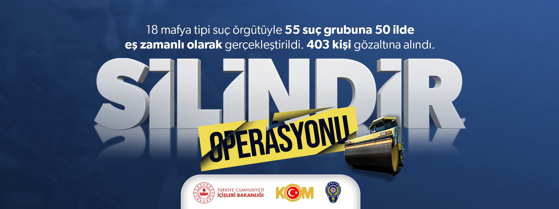 Organize Suç Örgütlerine Yönelik 50 İlde Silindir Operasyonu: 403 Gözaltı