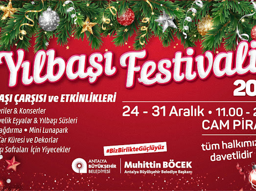 Yeni yıl eğlencesi Büyükşehir’in yılbaşı festivalinde yaşanacak