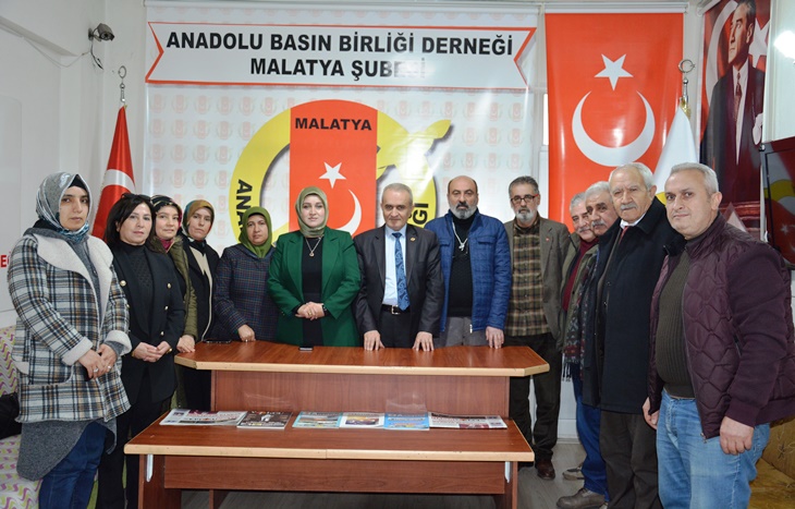 Başkan Alpaslan, Anadolu Basın Birliği Derneğinin Çalışmalarını Takdir Ediyoruz
