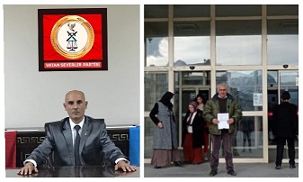 VATAN SEVERLER PARTİSİ’NİN HAKKARİ MERKEZ İL İLÇE BAŞKANI ŞAHİN ZİREK ATANDI.