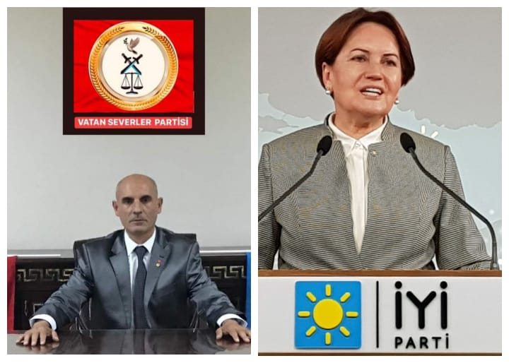 VATAN SEVERLER PARTİSİ GENEL BAŞKANI YILMAZ GÜLÜMSER İYİ PARTİ’NİN GENEL BAŞKANI MERAL AKŞENER’E GEÇMİŞ OLSUN DİLEKLERİNİ İLETİYOR.