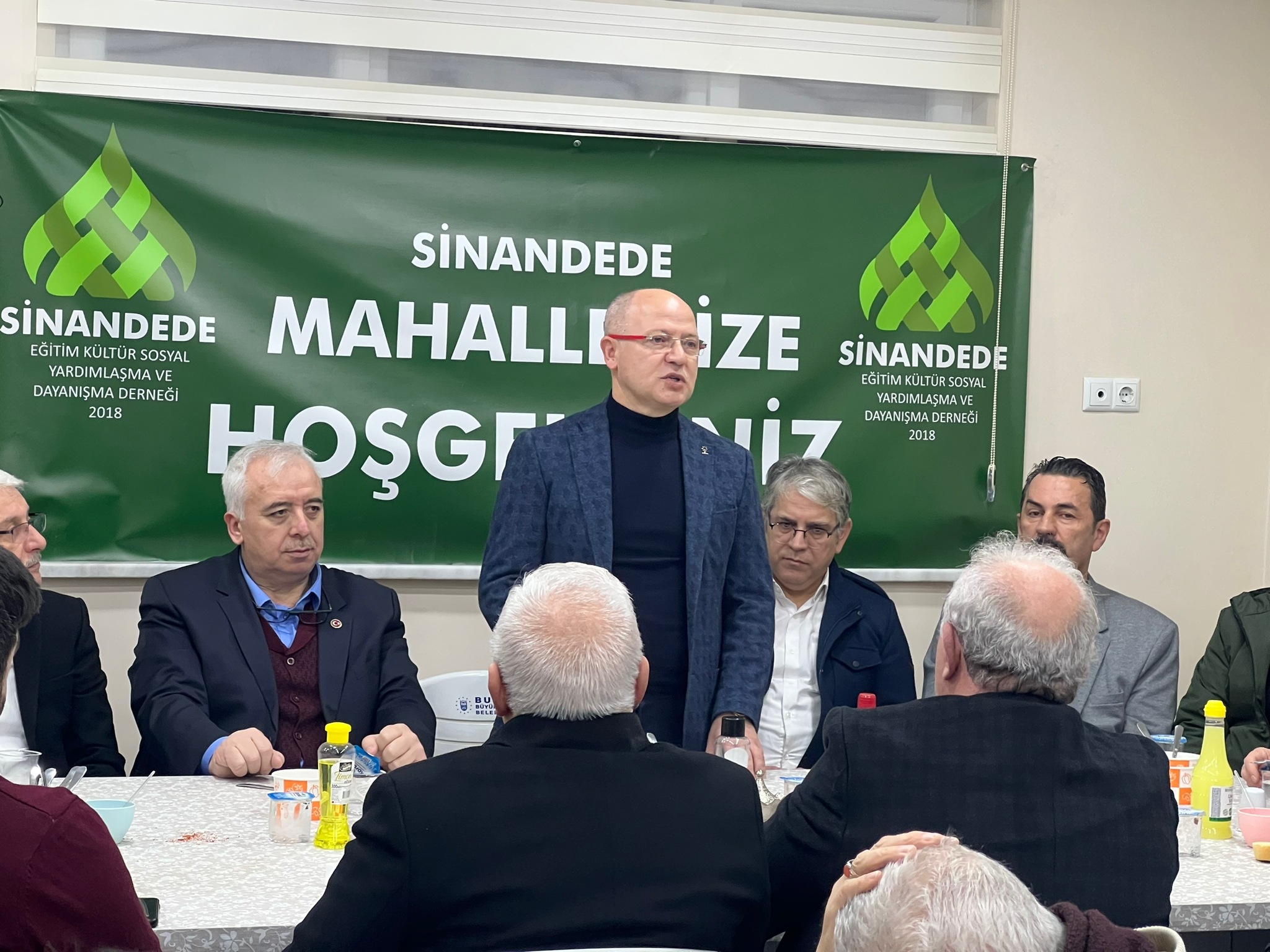 BAŞKAN GÜRKAN, SİNANDEDE SAKİNLERİ İLE BİRARAYA GELDİ