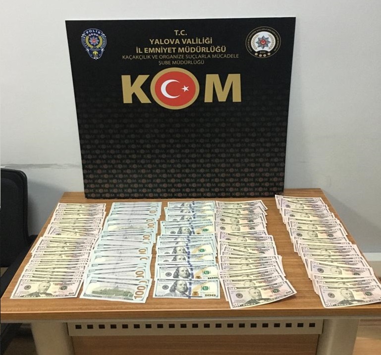 YALOVA DA PİYASAYA SAHTE PARA SÜREN ŞEBEKE YAKALANDI