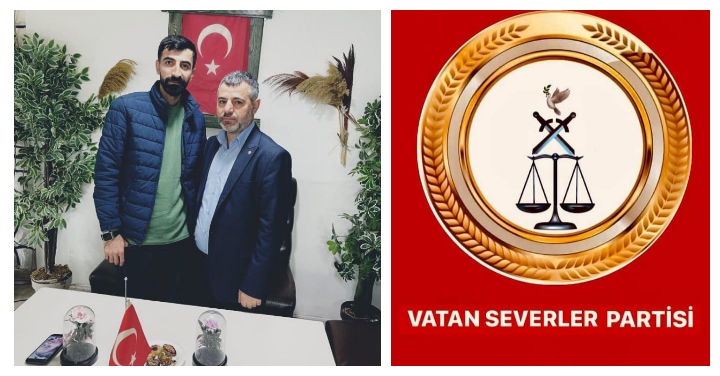 VATAN SEVERLER PARTİSİ DİYARBAKIR’IN SUR İLÇE BAŞKANI MEHMET ÖZBEK MAZBATASINI ALDI.