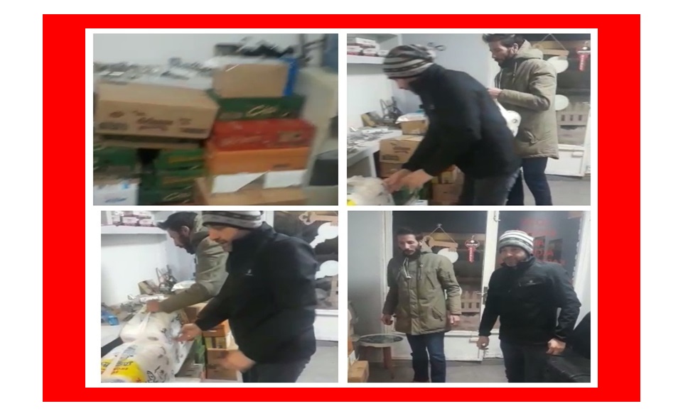 GENEL BAŞKAN YARDIMCISI LEVENT EMRE ERYİĞİT HATAY DEPREM BÖLGESİNE YARDIM ETTİ.