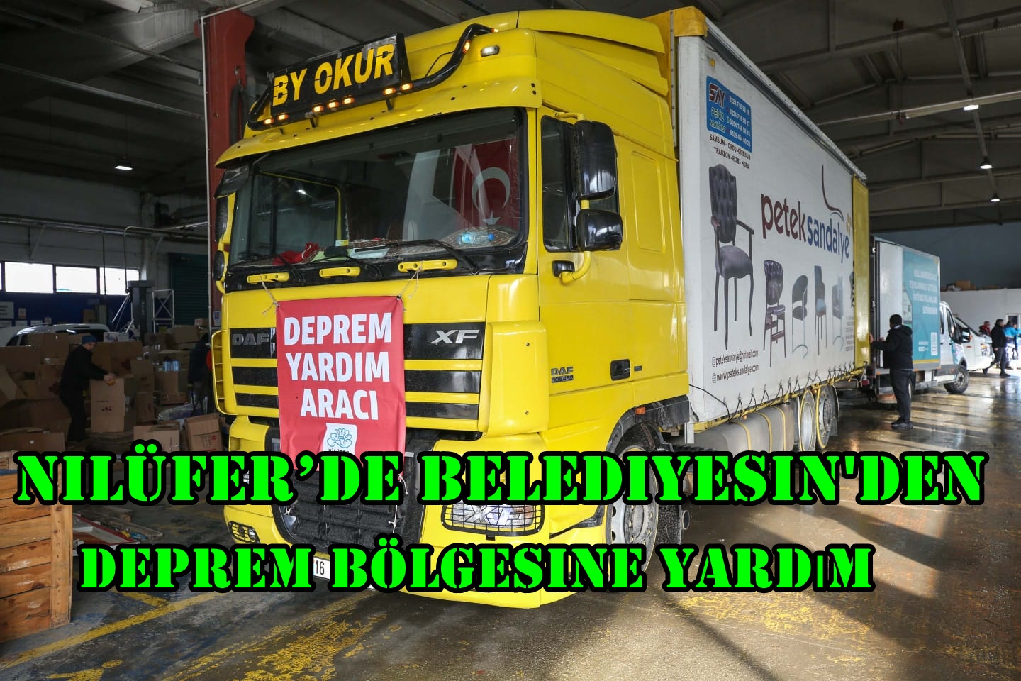 Nilüfer’de yardım seferberliği sürüyor