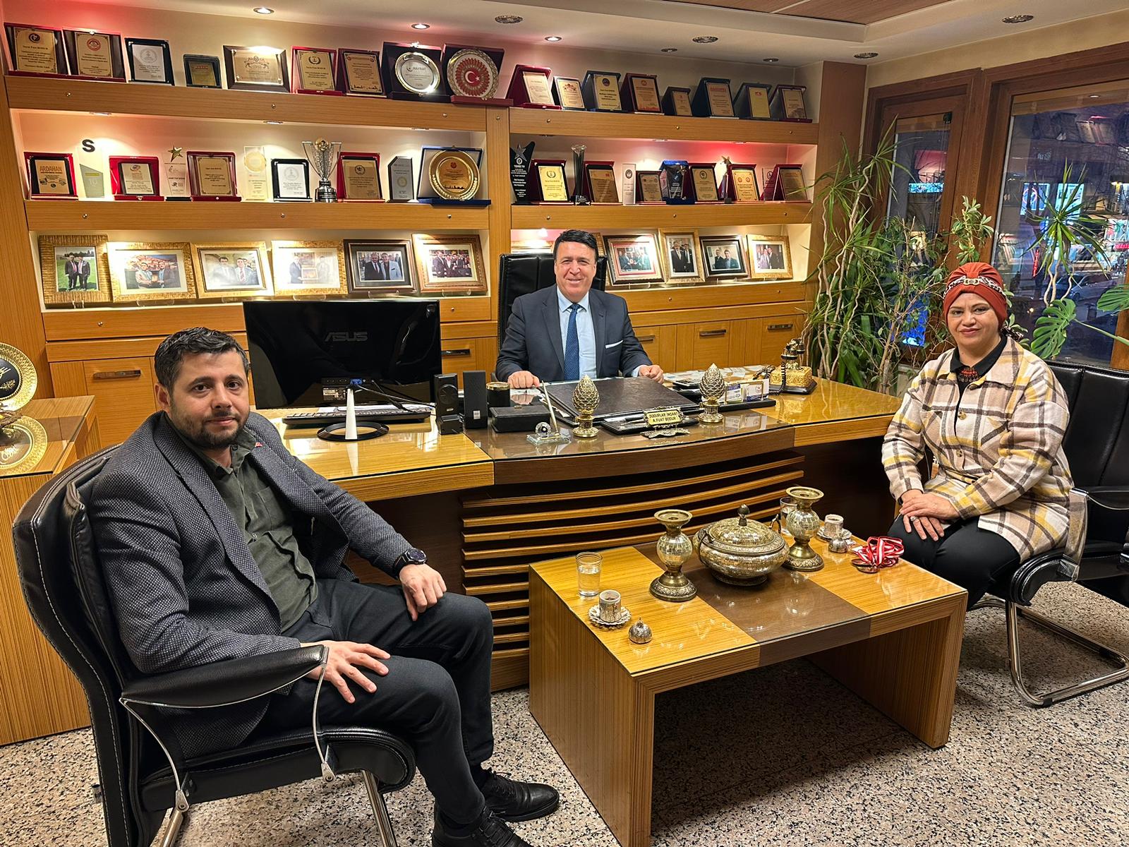 TÜM SİVİL TOPLUM KURULUŞLARI 81 IL PLATFORMUNA GENEL BAŞKANA ZİYERET 