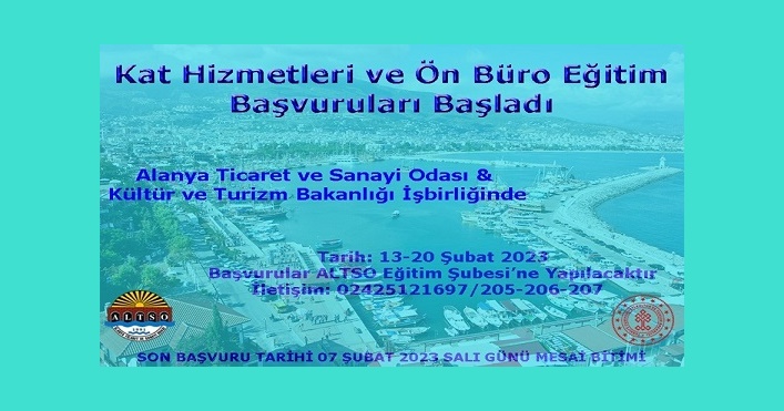 ALTSO’DAN KAT HİZMETLERİ VE ÖN BÜRO EĞİTİMİ