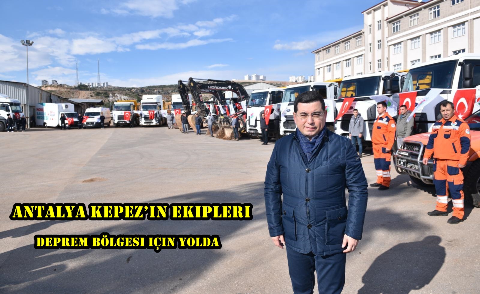 Kepez’in ekipleri deprem bölgesi için yolda