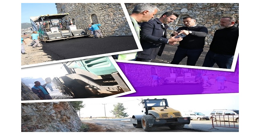KUZEY ALANYA’YI MERKEZE VE YAYLALARA BAĞLAYAN BEKTAŞ YOLUNDA ASFALT YENİLEME ÇALIŞMALARI HIZLA DEVAM EDİYOR