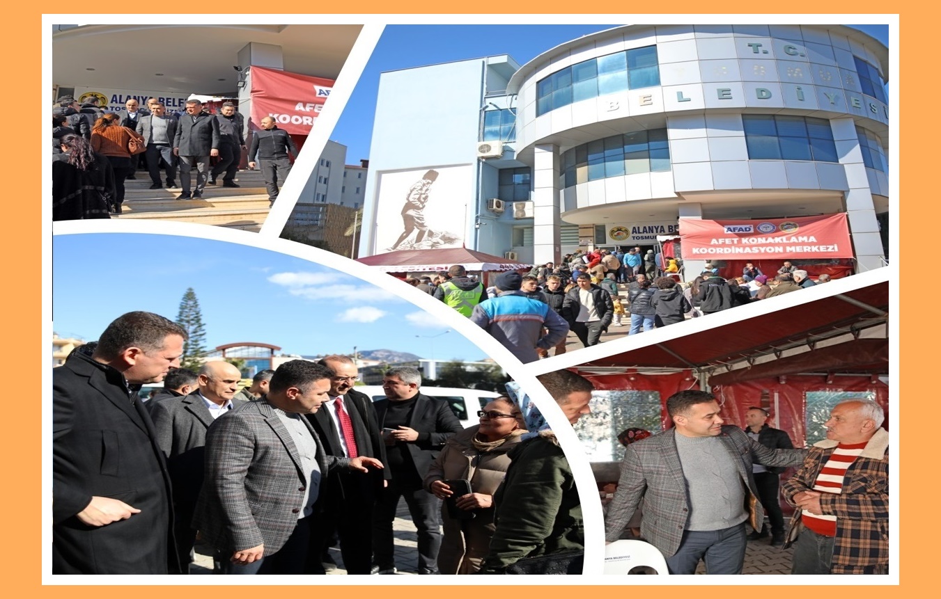 ALANYA DEPREMZEDELERE SAHİP ÇIKIYOR