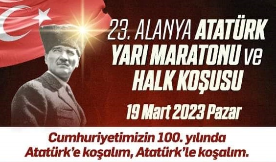 Alanya Atatürk Koşusu için geri sayım başladı