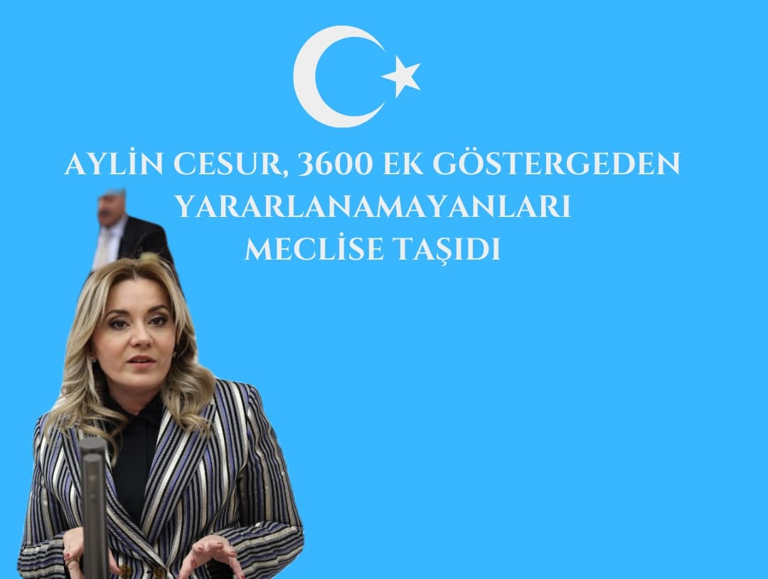 AYLİN CESUR, 3600 EK GÖSTERGEDEN YARARLANAMAYANLARI MECLİSE TAŞIDI