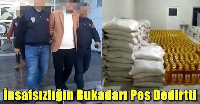 Toplanan 25 ton gıda yardımını çalıp satmışlar