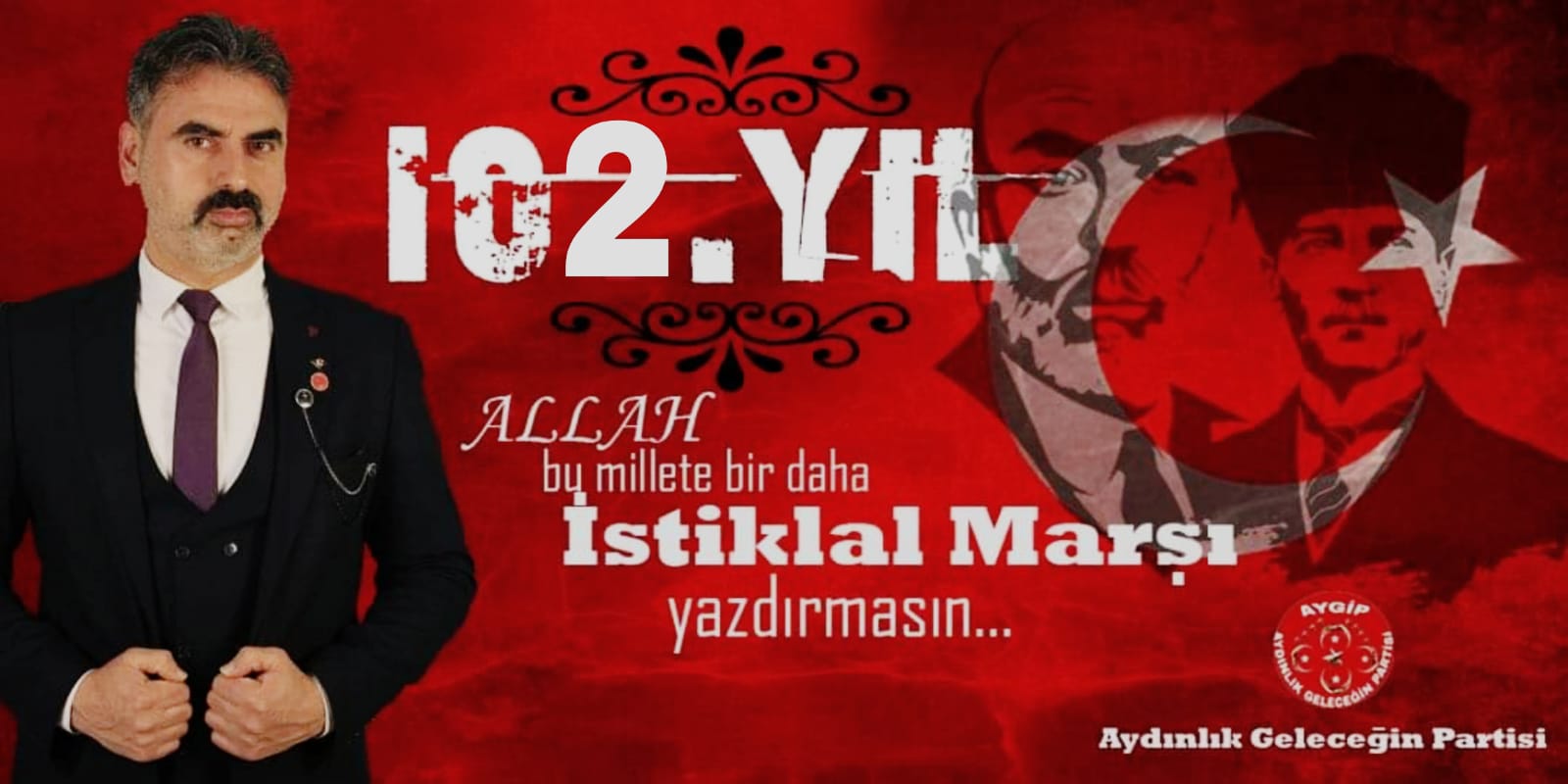 AYGİP Genel Başkanı Murat Danacı yaymladığı mesajı