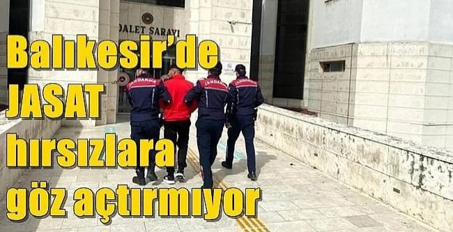 Balıkesir’de JASAT hırsızlara göz açtırmıyor