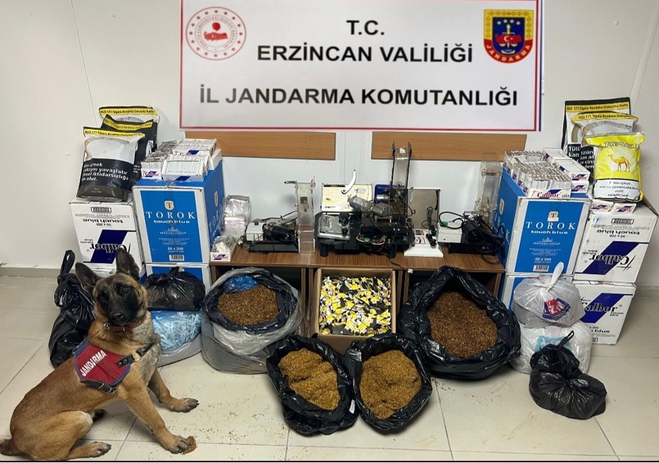 ERZİNCAN,DA KACAK SİGARA OPERASYONU…