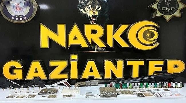 Gaziantep’te uyuşturucu operasyonu! 23 gözaltı