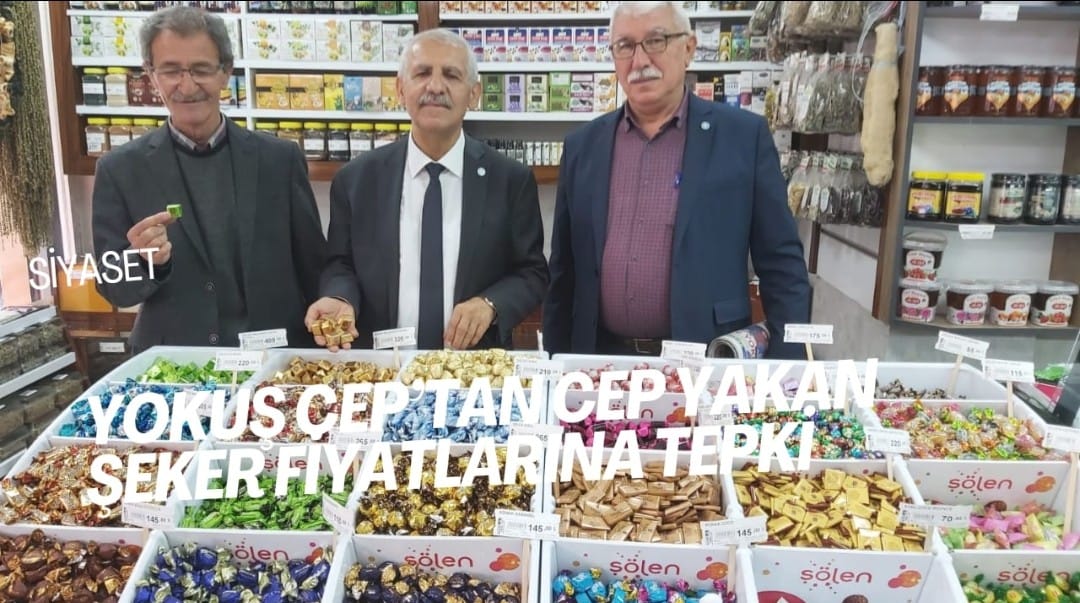YOKUŞ CEP’TAN CEP YAKAN ŞEKER FİYATLARINA TEPKİ