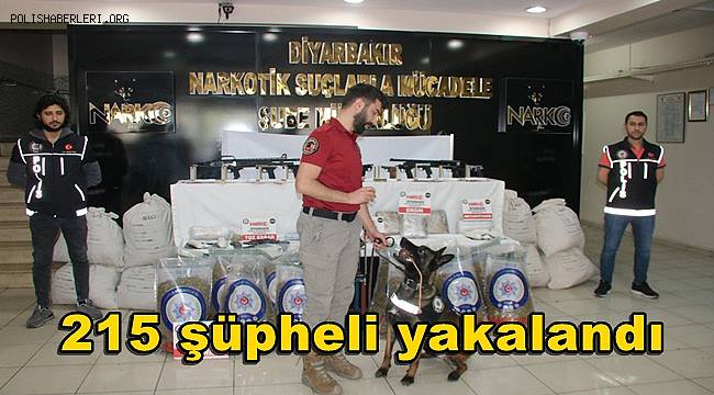 50. ‘Kökünü Kurutma Operasyonunda ele geçirilenler sergilendi