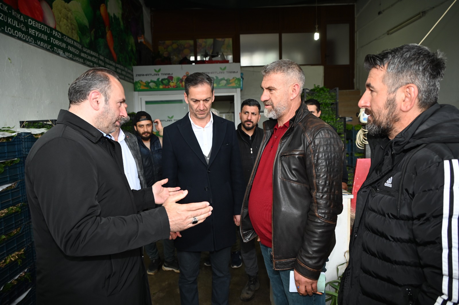 BAŞKAN TUTUK’TAN ESNAFA HAL HATIR ZİYARETİ