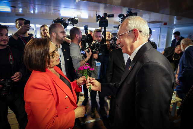 CHP Lideri ve Cumhurbaşkanı Adayı Kılıçdaroğlu İzmir’de
