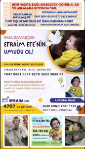 SMA SAVAŞÇISI EFRAiM’İN TEK ŞANSI ZOLGENSMA!