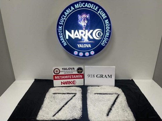 Yalova da Şüpheli araçta çeşitli uyuşturucu maddeleri