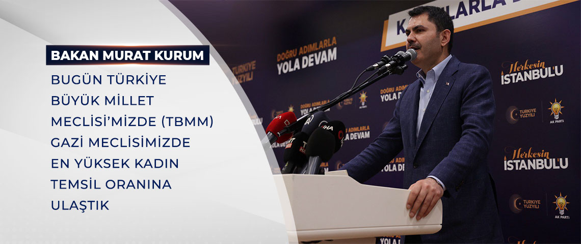 TÜRKİYE BÜYÜK MİLLET MECLİSİ’MİZDE (TBMM) GAZİ MECLİSİMİZDE EN YÜKSEK KADIN TEMSİL ORANINA ULAŞTIK