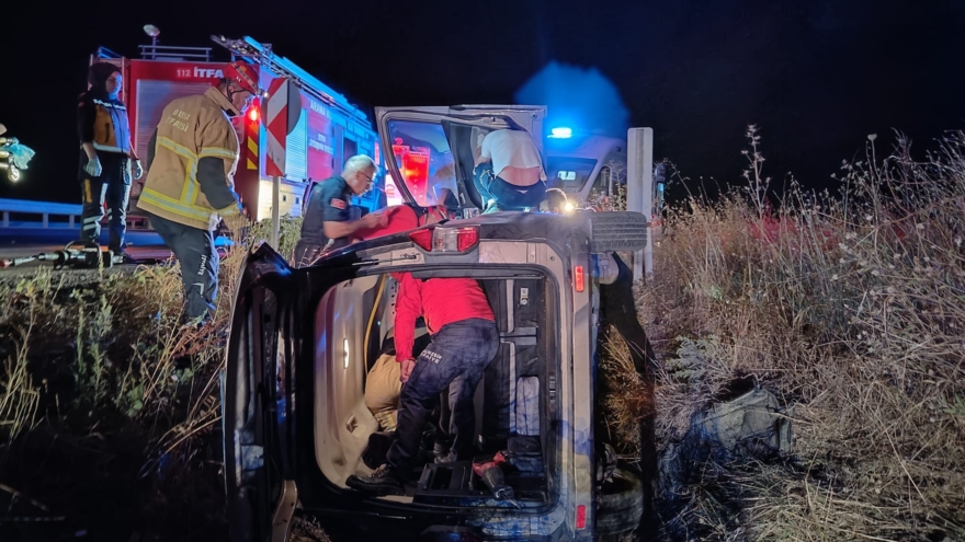 Balıkesir’de Kazada 2 Kişi Yaralandı