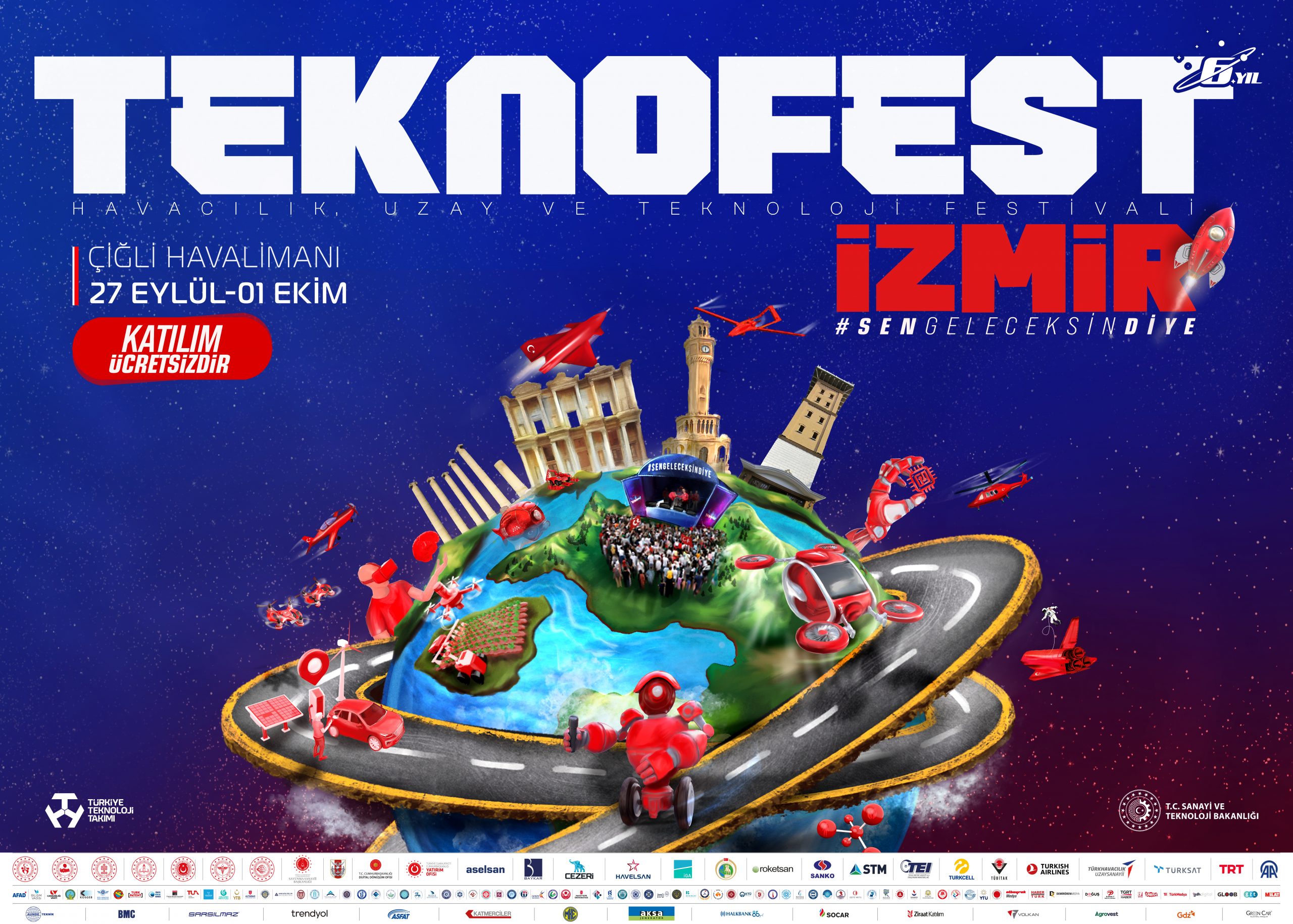 TEKNOFEST 27 Eylül’de İzmir’de