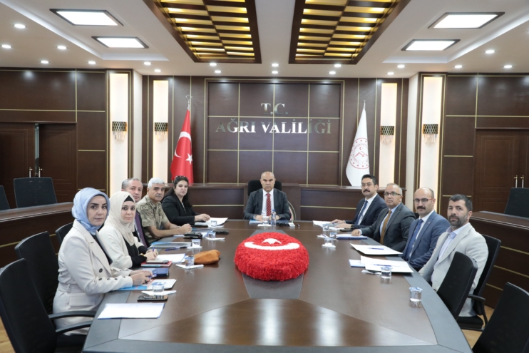 Ağrı’da Okulların Güvenliği İçin Toplantı Yapıldı