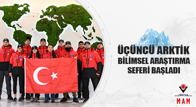 Üçüncü Arktik Bilimsel Araştırma Seferi ekibi yola çıktı