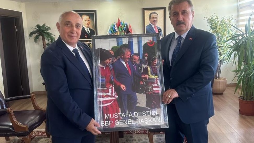 BBP Şalpazarı Belediye Başkan Adayı Selvitop’tan Destici’ye Ziyaret