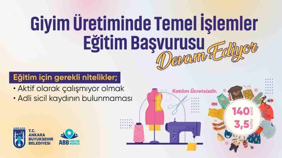 Ankara Büyükşehir Belediyesi’nde İstihdama Destek