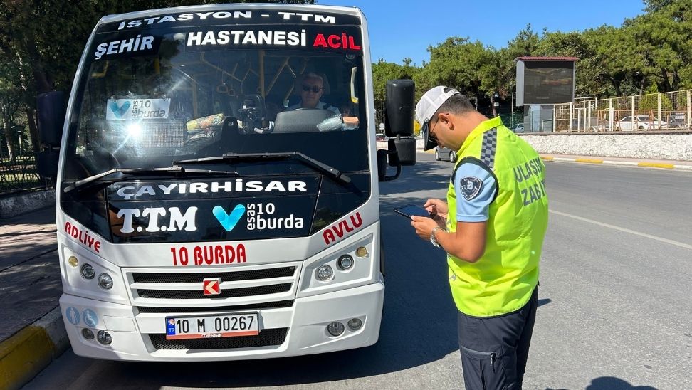 Balıkesir’de Ulaşımda Sıkı Denetim