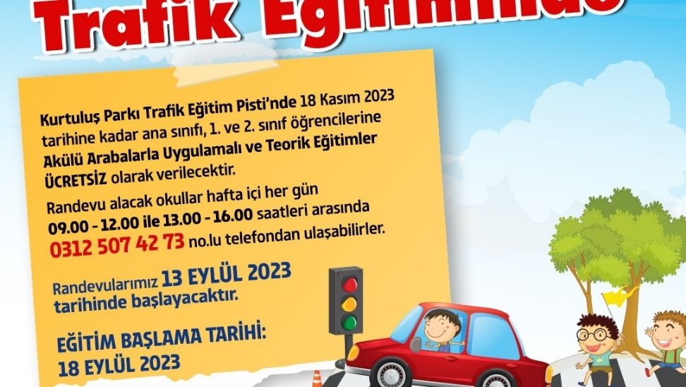 Trafik Eğitim Pisti’nde Dersler Başlıyor