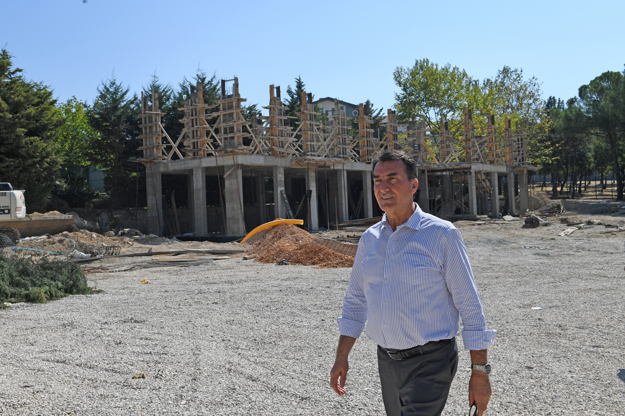 Başkan Dündar İnşaat Çalışmalarını İnceledi