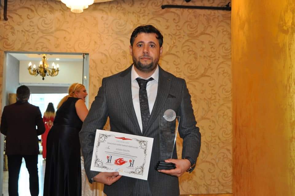 İMAJ SANAT ÖDÜLLERİNDE ÖZGÜN MEDYA HABER AJANSINA YILIN HABER AJANSI ÖDÜLÜ AYDIN ÖZGÜN 