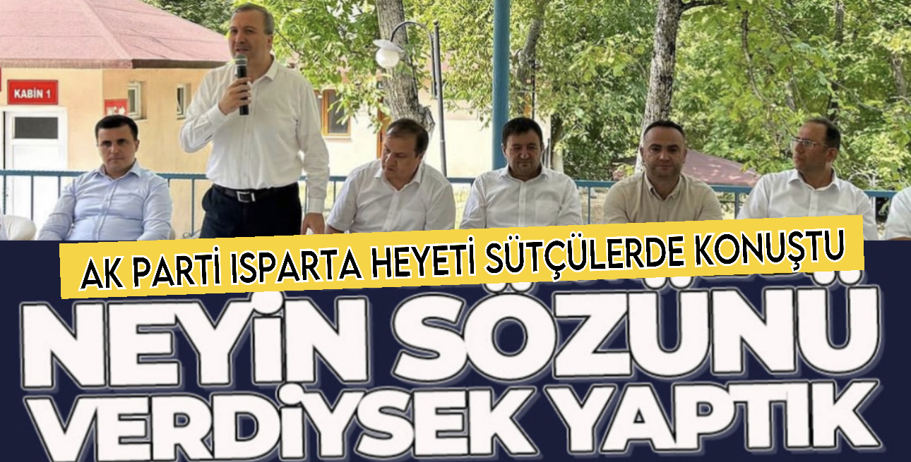 Ak Parti Isparta İl Başkanı Serkan Keskin Köy Ve Mahalle Muhtarlarını Ziyaret Etti