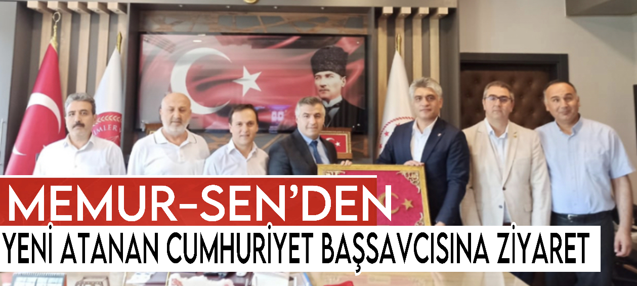 Isparta Memur-Sen’den Yeni Atanan Cumhuriyet Başsavcısına Ziyaret