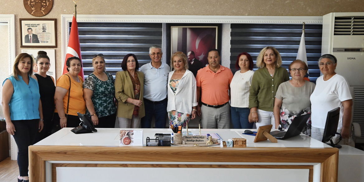 CHP İl Kadın Kolları Başkanı Deveci’den Başkan Topaloğlu’na Ziyaret