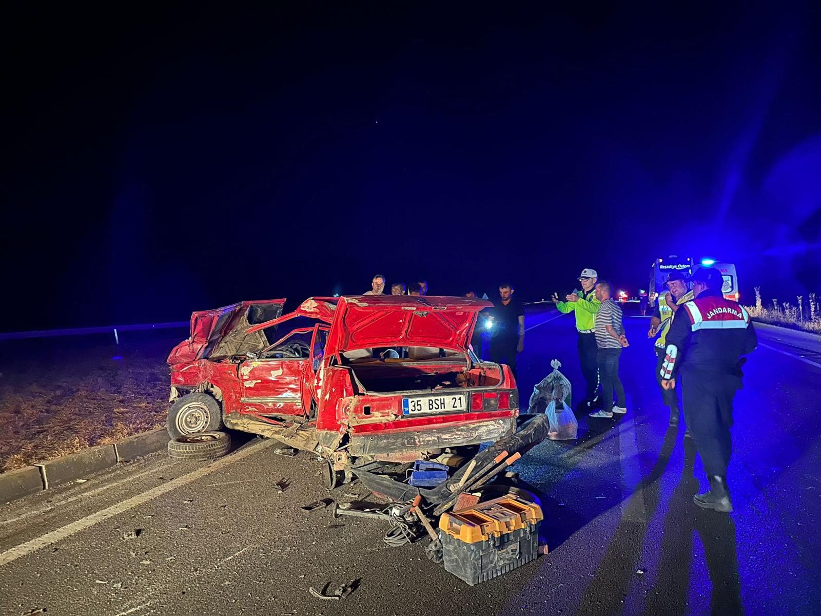 Amasya’da Otomobil ve Yolcu Otobüsü Çarpıştı: 2 Kişi Hayatını Kaybetti
