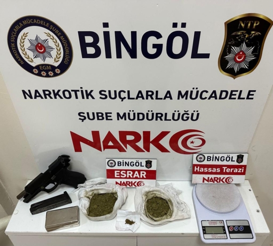 Bingöl’de Uyuşturucu Operasyonu: 2 Kişi Tutuklandı