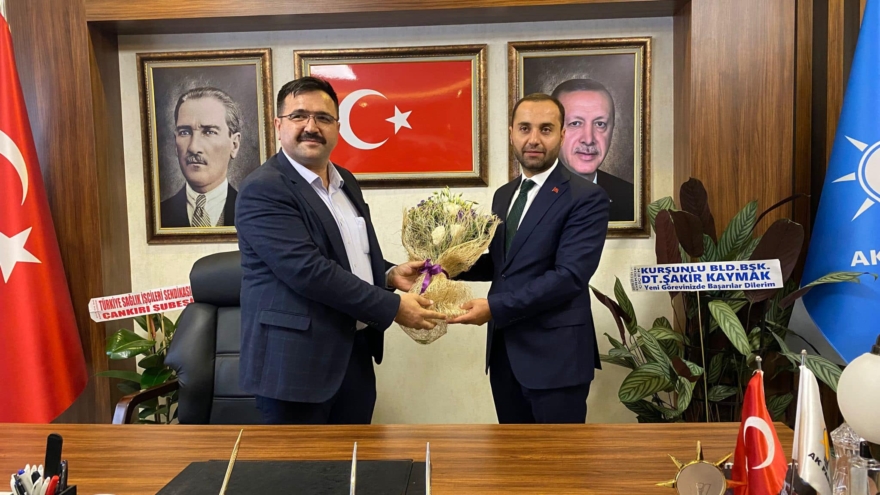 AK Parti Çankırı İl Başkanlığı’nda Devir Teslim Töreni Yapıldı