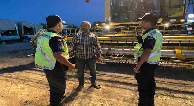 Jandarma Ekiplerinin Hasat Denetimi.