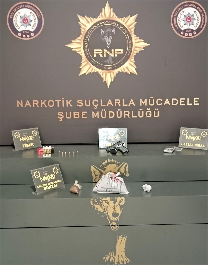 Rize Emniyeti Uyuşturucu ve Uyarıcı Ticareti Yapanlara Göz Açtırmıyor